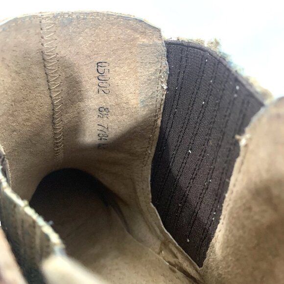 Corral Circle G Womens Sz 8.5 Green Harness Studded Western Cowgirl Ankle Boots - Picture 9 of 9